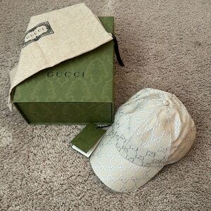 Authentic Gucci GG hat